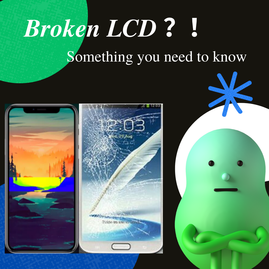 Broken lcd repair